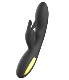 Vibromasseur rabbit noir Luxe très puissant, USB - WS-NV027